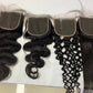 Top Virgin Straight HD / Transparent Lace Closure #1B