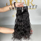 top raw cambodian hair bundle  #1B  natural wave