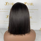 Raw Hair SDD Blunt Cut 2x6 Swiss Brown Lace Bob Wig #1B #1b/27  #4 #4/27 #4/350