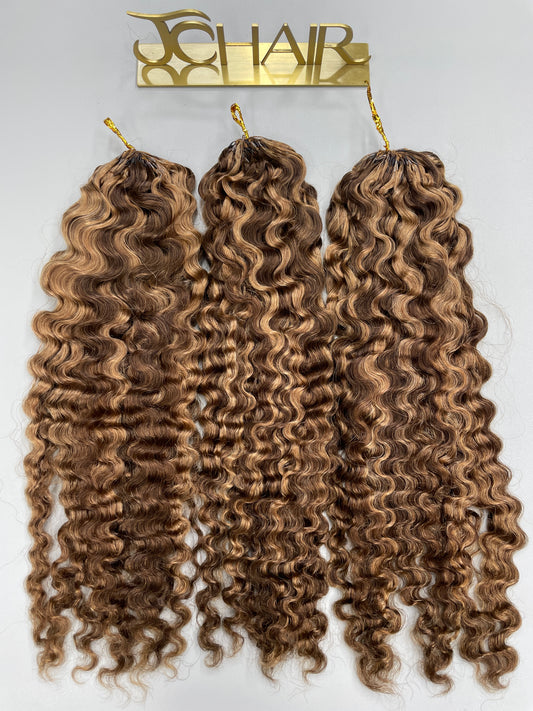 Miracle Knots Crochet Hair #P4/30 burmese curly