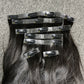 Small PU Seamless Clip in Extension #1B - Straight