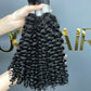 Bulk Hair Off the Track #1 jet black - italian curly
