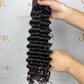 Raw Vietnamese Hair single Drawn Bundle #1B - Deep Wave