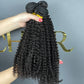 Top Burmese Virgin Hair Kinky Curly Bundle #1B