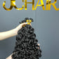 Indian Hair Flat-tip Extentions water wave #1B