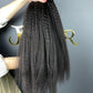 Top Burmese Virgin Hair Kinky Straight Bundle #1B