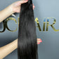Raw indian hair #1B - Yaki straight