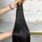 Indian Hair Flat-tip Extentions Straight #1B