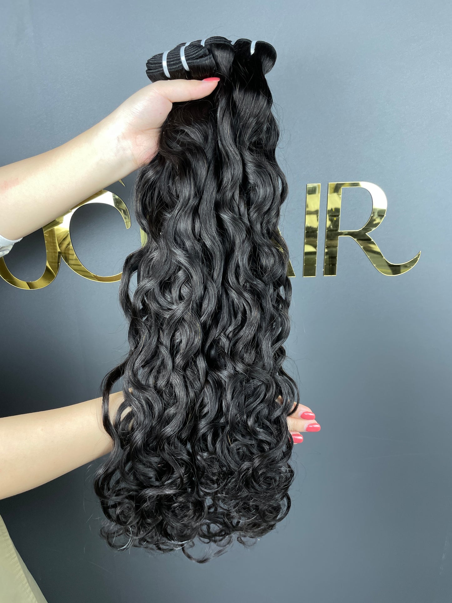 Top Burmese Virgin Hair Natural Wave Bundle #1B