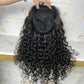 Half Wig #1B Italian Curly