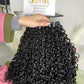 Top Virgin Hair PIxie Curly Burmese Hair Bundle #1B
