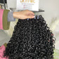 Top Burmese Virgin Hair PIxie Curly Bundle #1B