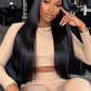 Wear and Go Glueless Wigs Pre Plucked Pre Cut #1B Straight 180%