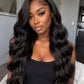 Wear and Go Glueless Wigs Pre Plucked Pre Cut #1B Body wave 180%