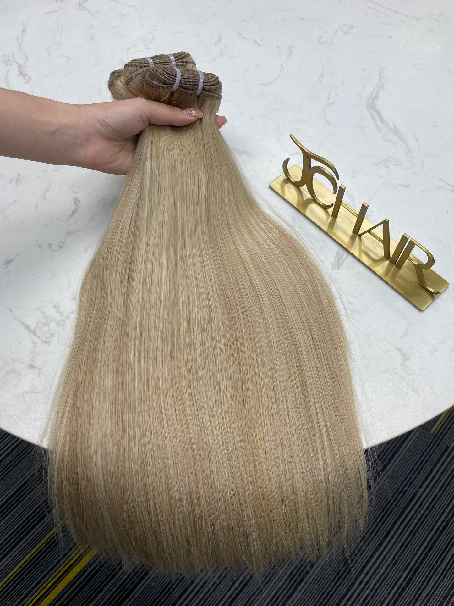 raw virgin balayage bundle #P7/60A straight