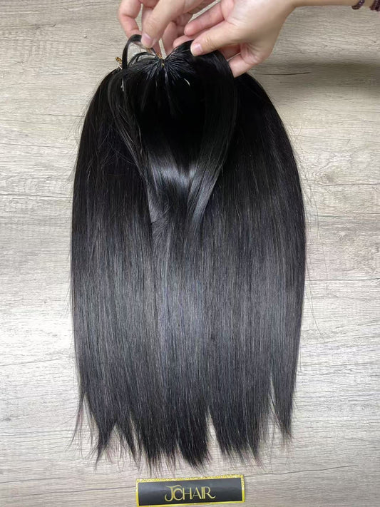Crochet hair #1B straight