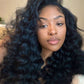 Wear and Go Glueless Wigs Pre Plucked Pre Cut #1B Indian wave 180%