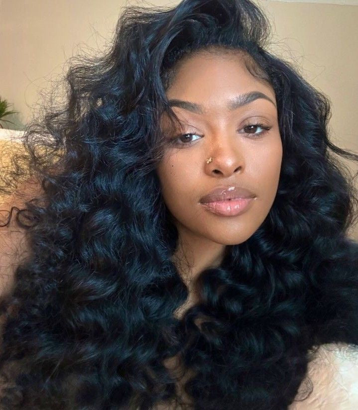Wear and Go Glueless Wigs Pre Plucked Pre Cut #1B Indian wave 180%