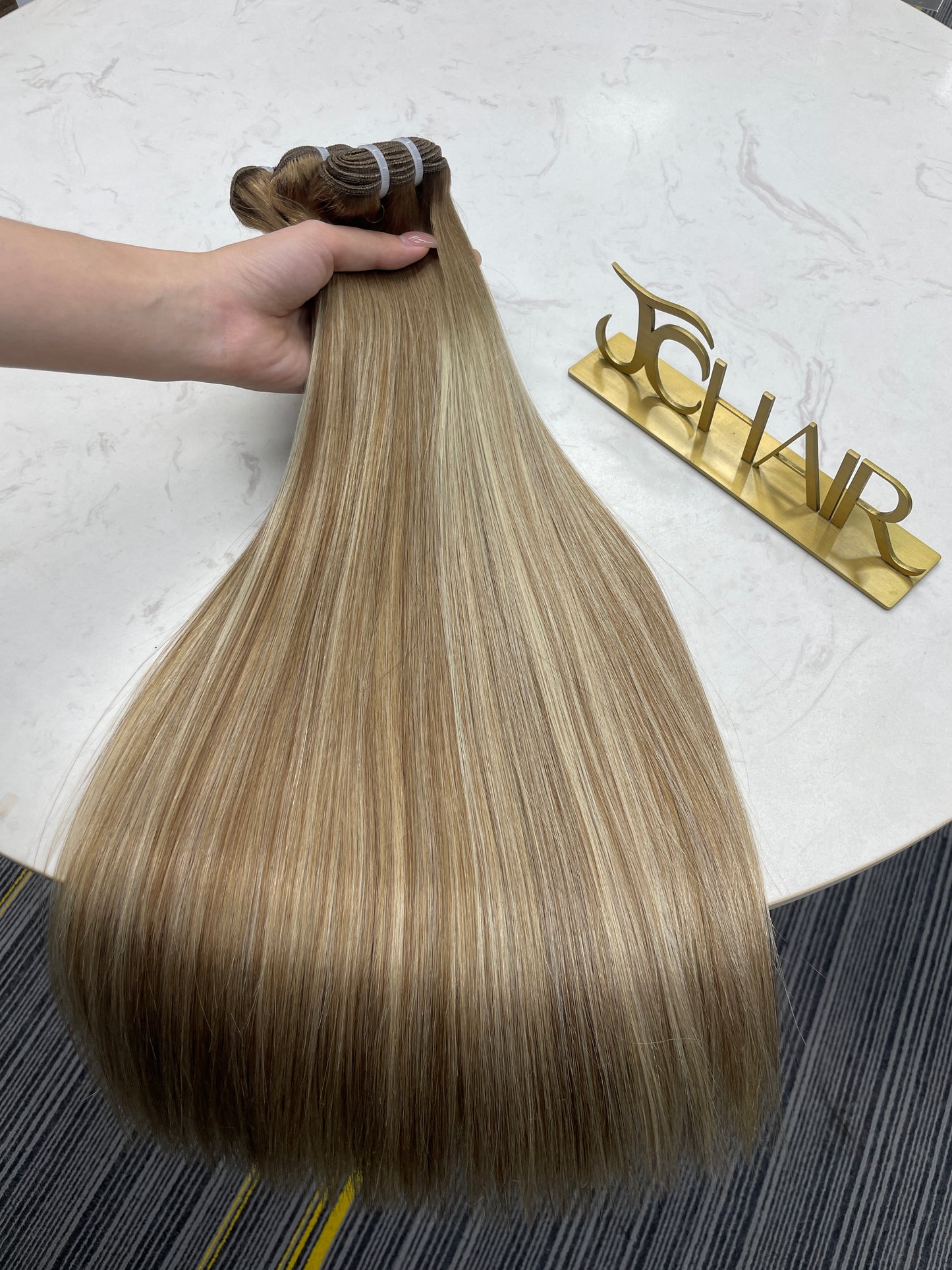 raw virgin balayage bundles #P6/70/6 straight