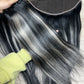 raw hair balayage bundles #P1b/grey straight