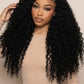 Wear and Go Glueless Wigs Pre Plucked Pre Cut #1B Burmese Curly 180%
