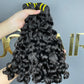 Double Drawn Indian Curly Bundle #1B