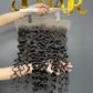 Top Virgin Indian Curly HD Lace Closure & Frontal #1B