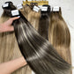 12A Balayage Highlight Hair Bundles and Clip ins #Straight