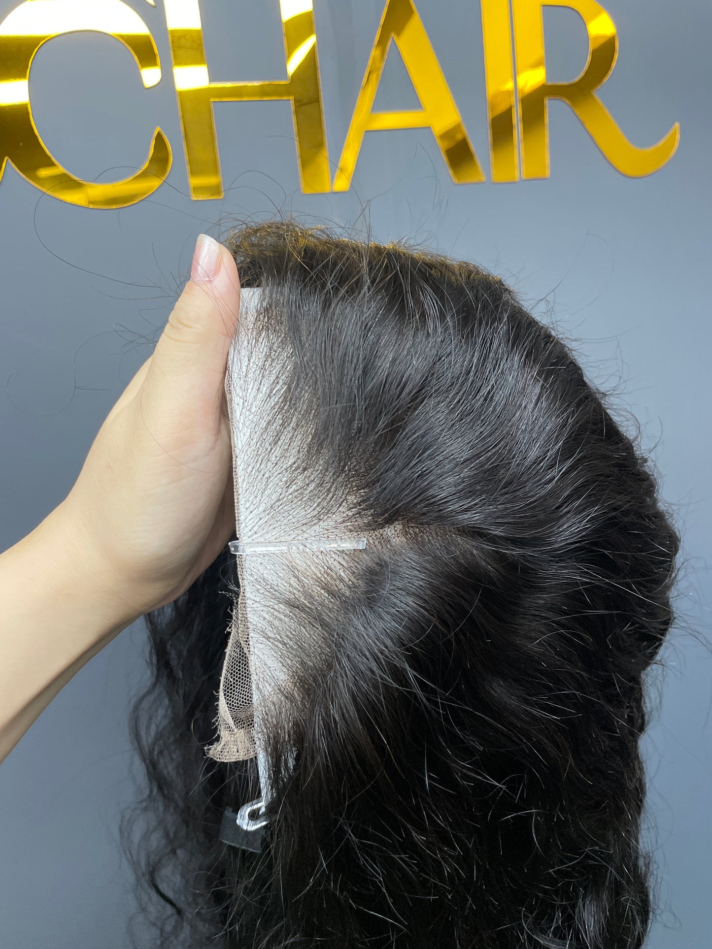 Wear and Go Glueless Wigs Pre Plucked Pre Cut #1B Indian wave 180%
