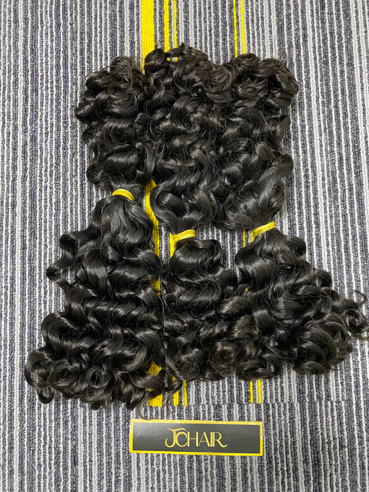 Twist human bulk hair #1B WW
