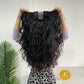 Top Virgin U-part Wig 180% 210%Density - Body Wave #1B