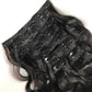 Top Virgin Classic Clip in Extension #1B - Body Wave