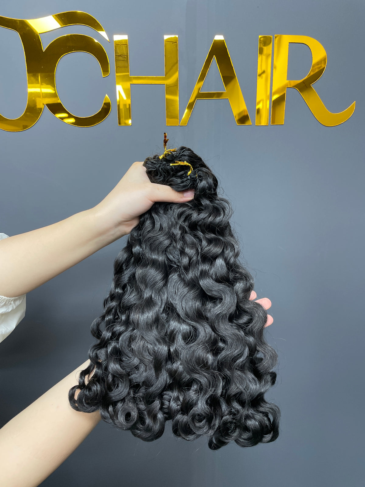 Miracle Knots Crochet Hair #1B Indian curly
