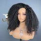 Half Wig #1B Afro Kinky Curly