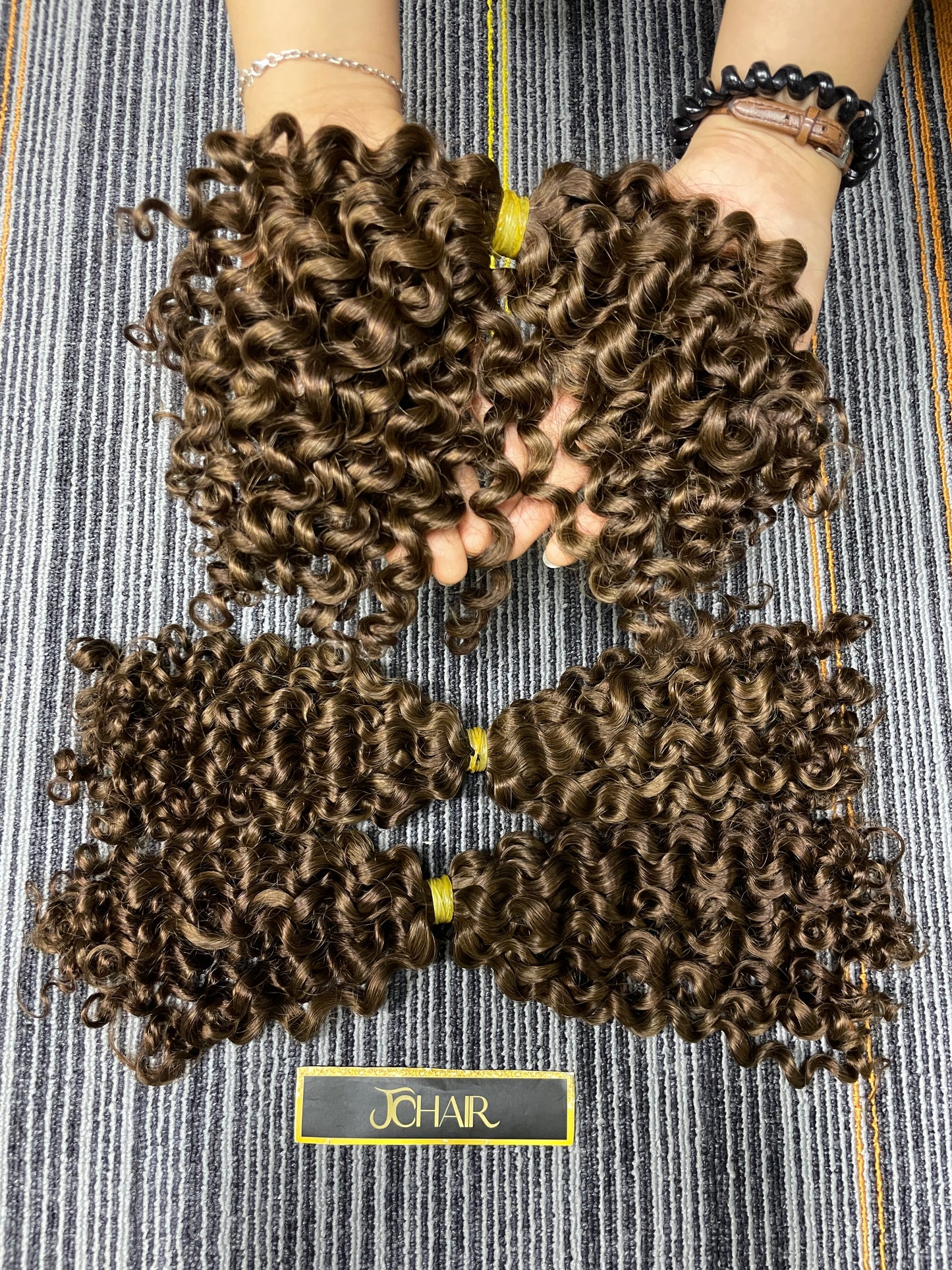 Twist human bulk hair #4 IC