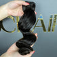 Raw indian hair #1B - Loose Wave