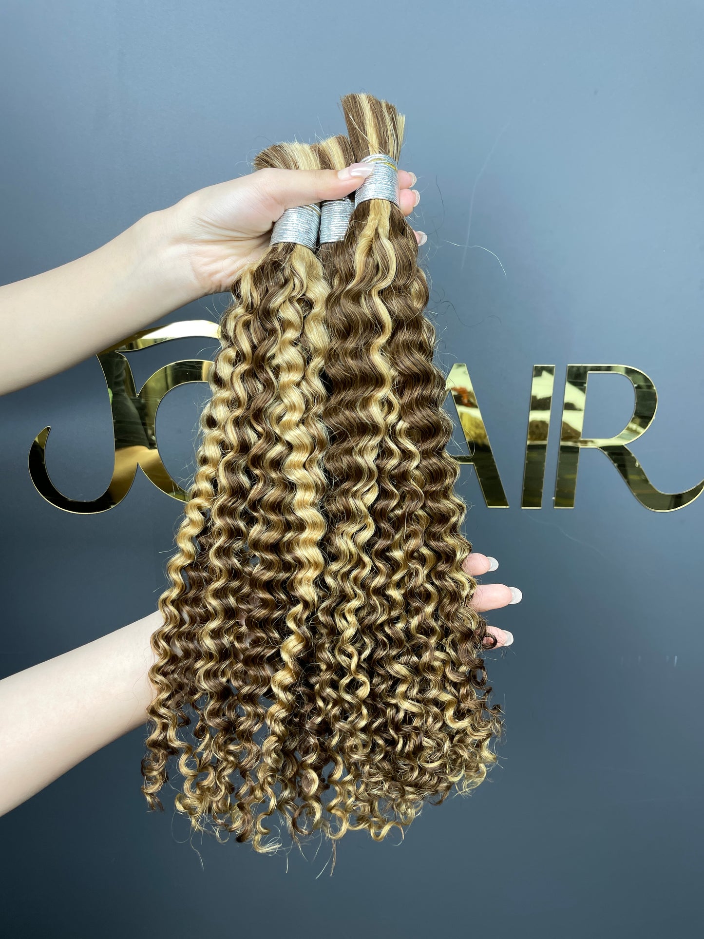 Bulk Hair Off the Track #4/27 italian curly