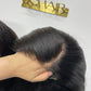 Raw Hair BONE STRAIGHT 5X5 Bob Wig #1B