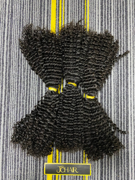 Twist human bulk hair #1B KC