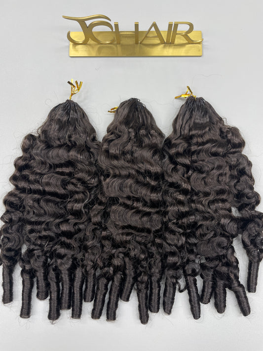 Miracle Knots Crochet Hair #4A spanish spiral curly