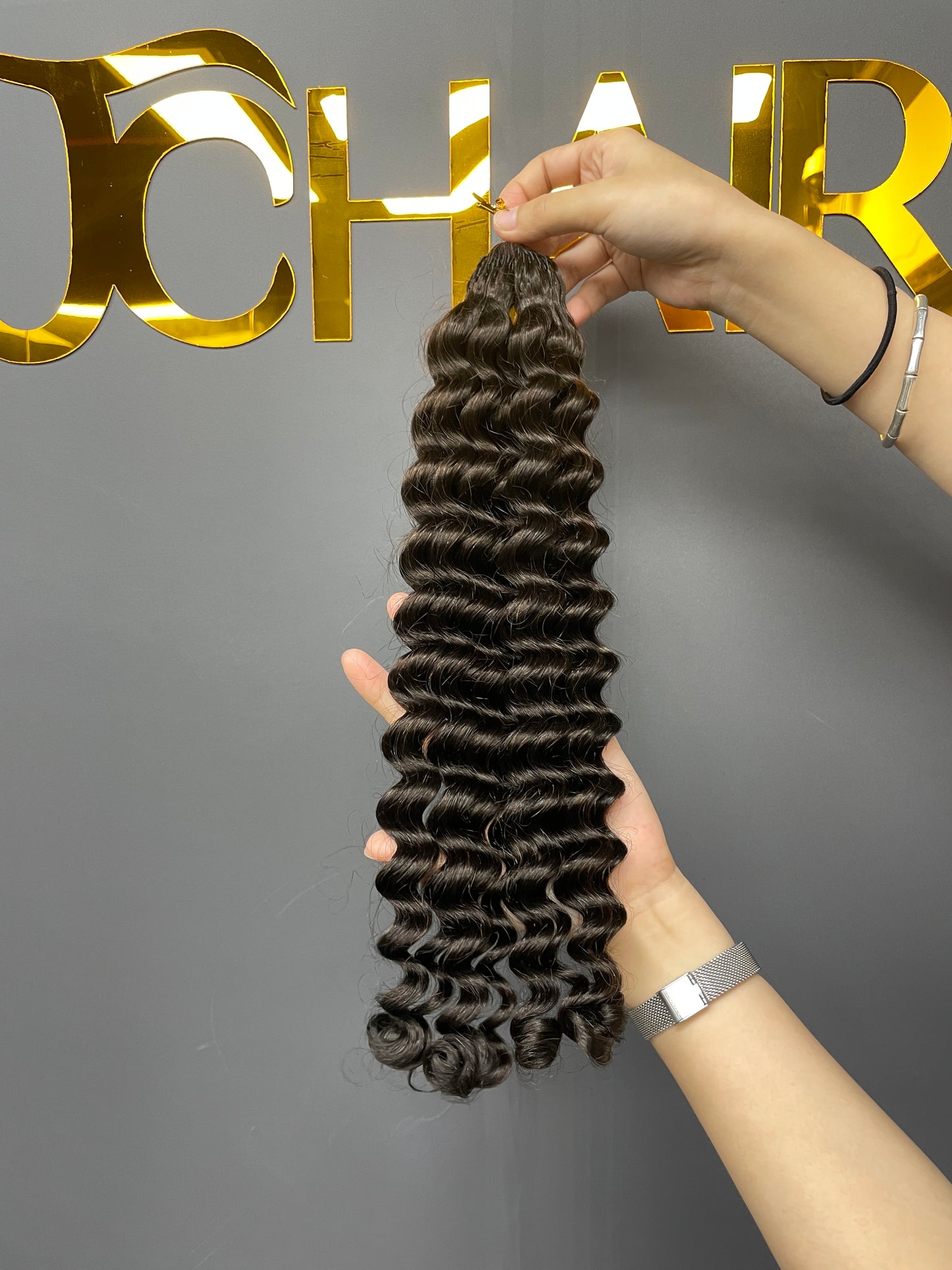Miracle Knots Crochet Hair #2A deep wave