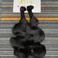 Bulk Hair Off the Track #1 jet black - body wave