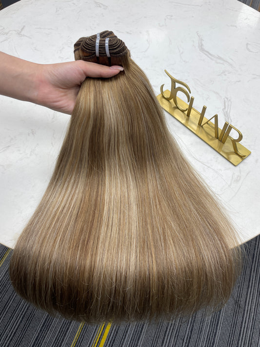 raw virgin balayage bundles #P4/60 straight