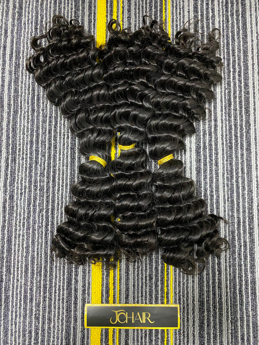 Twist human bulk hair #1B DW