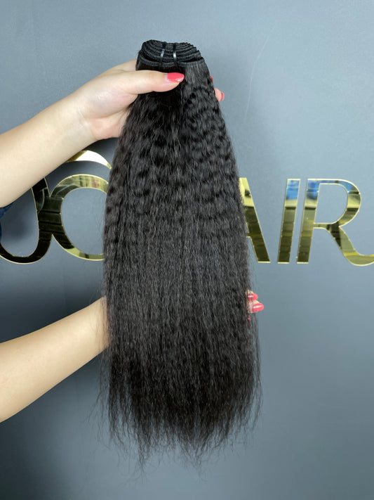 Raw indian hair Bundle #1B - Kinky straight