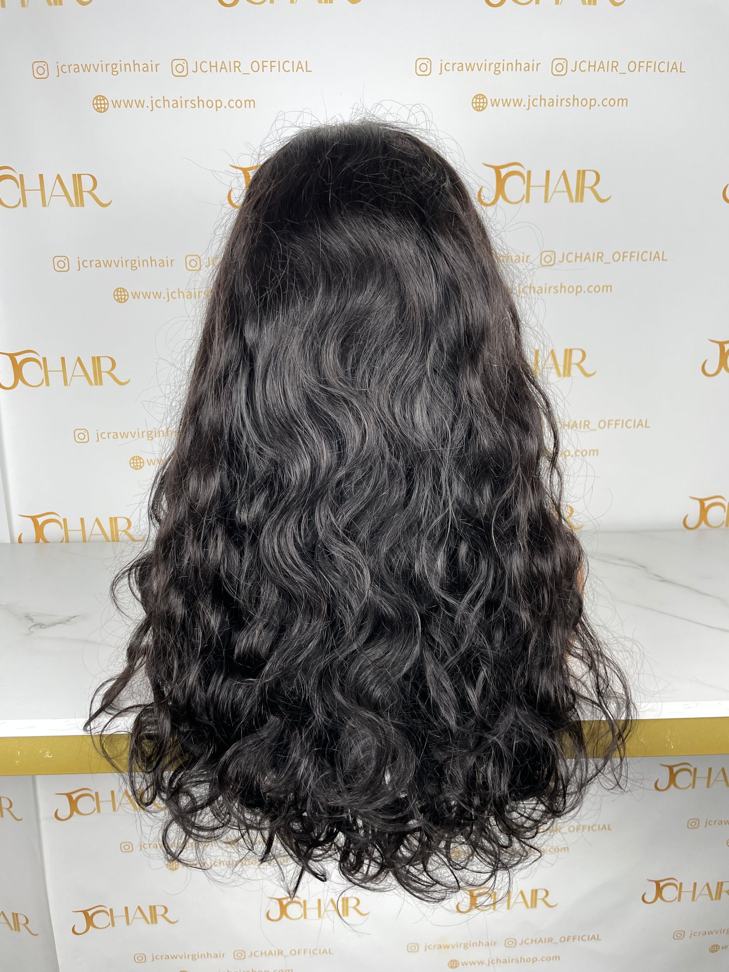 Top Burmese Virgin Hair 13x4 13x6 HD Full Frontal Wig - Body Wave #1B