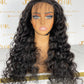 Top Burmese Virgin Hair 4x4 5x5 6X6 7X7 HD Closure Wig - Loose Curly #1B