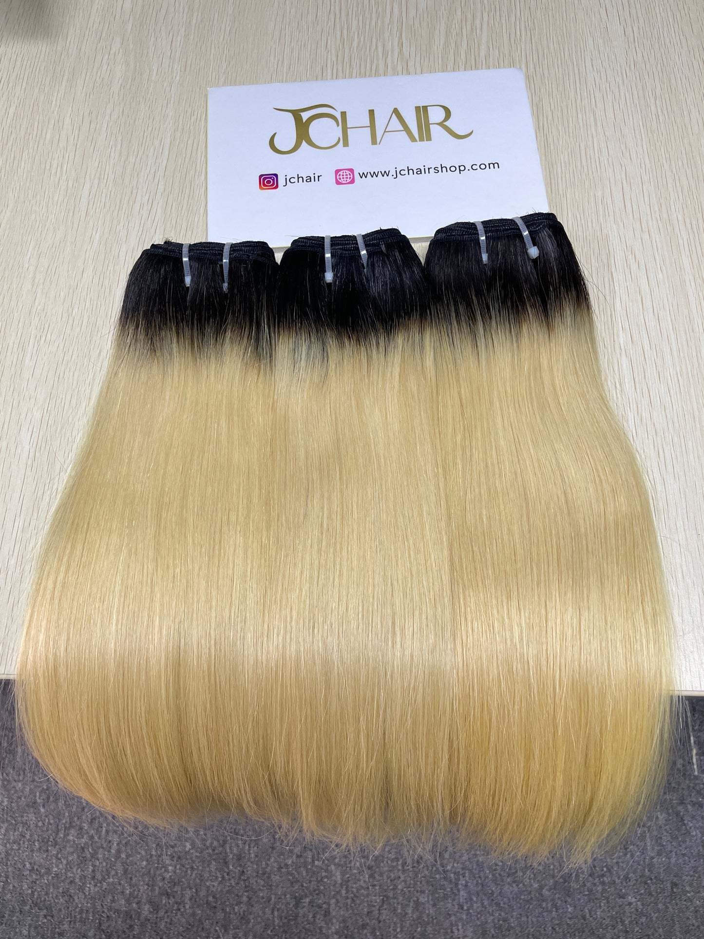 Raw russia blonde bundle #1B/613 ST