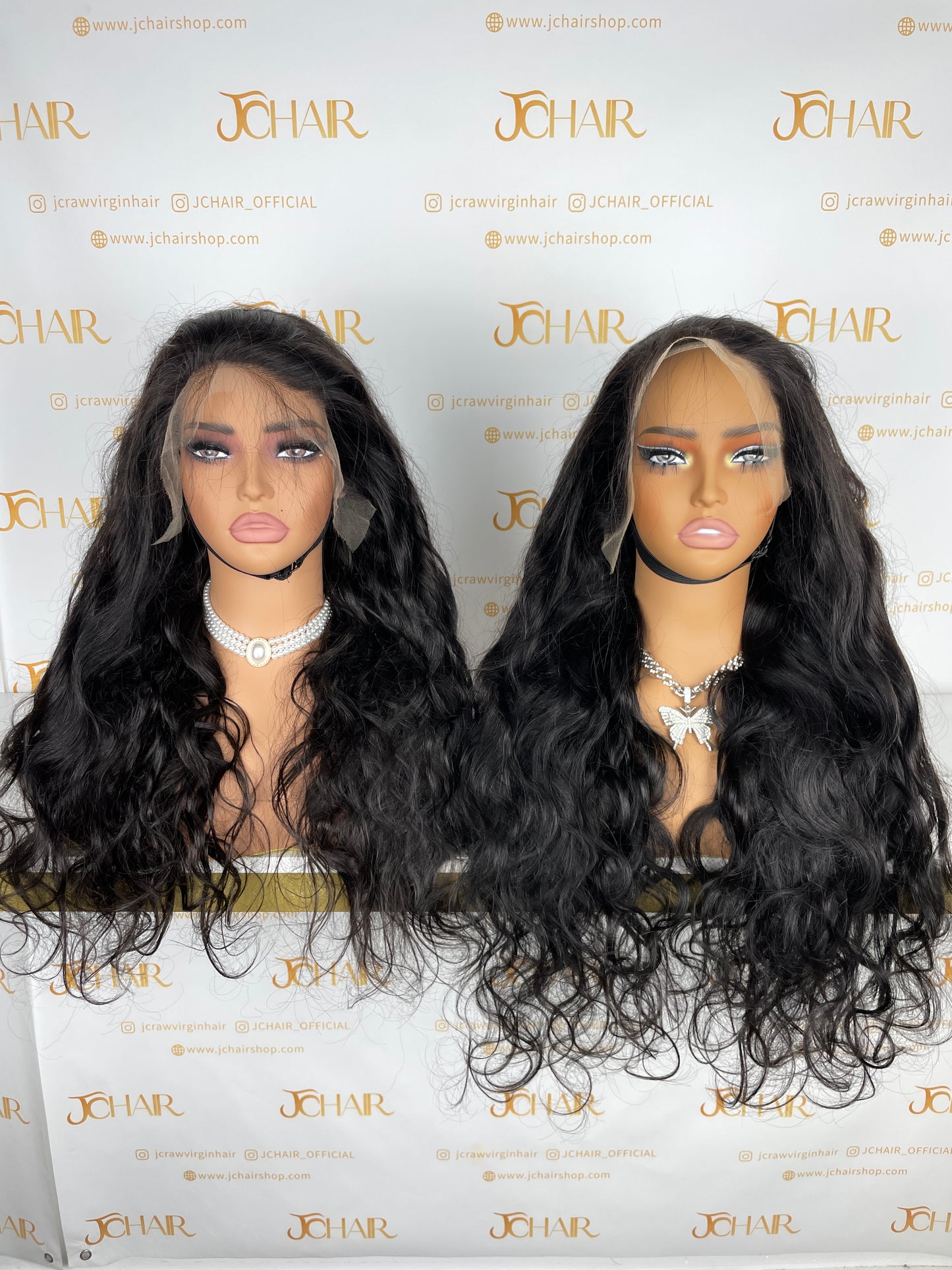 Top Burmese Virgin Hair 13x4 13x6 HD Full Frontal Wig - Body Wave #1B