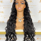 Top Burmese Virgin Hair 4x4 5x5 6X6 7X7 HD Closure Wig - Natural Wave #1B
